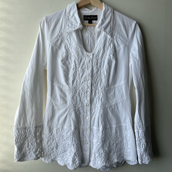 Gretty Zeuger Cotton Whimsical Blouse - Picture 1 of 7